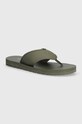 Calvin Klein Jeans japonki THONG SANDAL SLIPON RP IN BTW zielony YM0YM00943