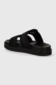 Încălțăminte Calvin Klein Jeans papuci DOUBLE BAR SANDAL WB IN BR YM0YM00946 negru