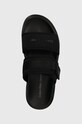 Calvin Klein Jeans ciabatte slide DOUBLE BAR SANDAL WB IN BR nero YM0YM00946