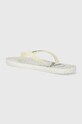 Încălțăminte Calvin Klein Jeans slapi BEACH SANDAL GLOSSY YM0YM00952 alb