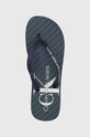 Calvin Klein Jeans japonki BEACH SANDAL GLOSSY granatowy YM0YM00952