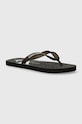 Calvin Klein Jeans slapi BEACH SANDAL GLOSSY negru YM0YM00952