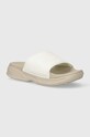 Calvin Klein Jeans papucs CHUNKY COMF SLIDE MINIMAL RAW bézs YM0YM00956