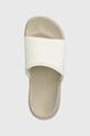 Calvin Klein Jeans papucs CHUNKY COMF SLIDE MINIMAL RAW bézs YM0YM00956