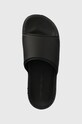 Calvin Klein Jeans papuci CHUNKY COMF SLIDE MINIMAL RAW negru YM0YM00956