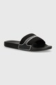 Calvin Klein Jeans papuci SLIDE NEOPRENE SNAP negru YM0YM00960