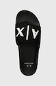 Шльопанці Armani Exchange чорний XUP001.XV820.S277