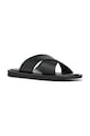 Geox slapi de piele U ERICE U36GUB.00043.C9999 negru SS24