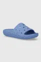 μπλε Παντόφλες Crocs Classic Geometric Slide V2 Ανδρικά