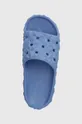μπλε Παντόφλες Crocs Classic Geometric Slide V2