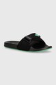 Guess klapki TOKYO I RBR syntetyczny czarny FMGTOR.ELL19.BKGRE
