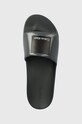 Calvin Klein klapki POOL SLIDE HF LOGO szary HM0HM01466