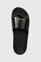 Παντόφλες Calvin Klein POOL SLIDE HF LOGO μαύρο HM0HM01466