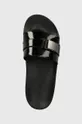 čierna Šľapky Calvin Klein POOL SLIDE ICONIC PLAQUE