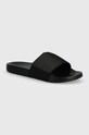 Calvin Klein klapki ADJ POOL SLIDE JAQ MONO czarny HM0HM01438