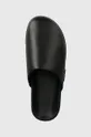 μαύρο Δερμάτινες παντόφλες Calvin Klein MULE