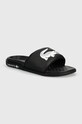 Lacoste klapki Serve Dual Synthetic Logo Strap czarny 43CMA0110