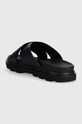 Obuwie UGG klapki skórzane Capitola Cross Slide 1153076.BLK czarny