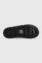 UGG klapki skórzane Capitola Cross Slide 1153076.BLK czarny