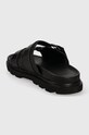 Cipők UGG bőr papucs Capitola Buckle Slide 1153102.BLK fekete