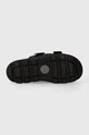 UGG bőr papucs Capitola Buckle Slide 1153102.BLK fekete