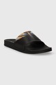 Чехли Marcelo Burlon Icon Wings Sliders CMIC001S24PLA0011026 черен SS24