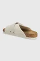 Birkenstock suede sliders Kyoto Uppers: Suede Inside: Natural leather Outsole: Synthetic material