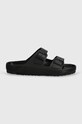 Шкіряні шльопанці Birkenstock Arizona 1026824 чорний SS24