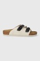 Natikače od brušene kože Birkenstock Zürich 1026773 bež SS24