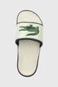 zelená Šľapky Lacoste Serve Slide Dual