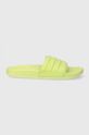 adidas klapki syntetyczny zielony ID3405