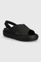 čierna Sandále Crocs Brooklyn Luxe Strap Unisex
