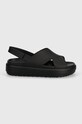 Crocs sandale Brooklyn Luxe Strap 209407.060 negru SS24