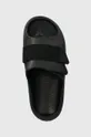 black Crocs sliders Mellow Luxe Recovery Slide
