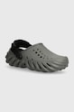 Crocs papuci Echo Clog sintetic gri 207937.0DA