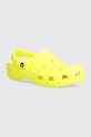 Παντόφλες Crocs Classic Geometric Clog φλατ κίτρινο 209563.76M