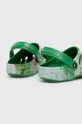 green Crocs sliders Futura 2000 x Crocs