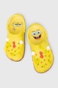 Pantofle Crocs Spongebob Classic Clog plochý žlutá 209824.7HD