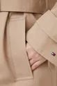 beige Tommy Hilfiger cappotto in cotone