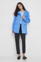 Tommy Hilfiger trencz bawełniany WW0WW40481 niebieski SS24