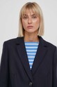 Вовняне пальто Tommy Hilfiger темно-синій WW0WW41662