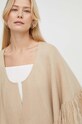 By Malene Birger poncho de lana Q72091002 bej