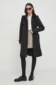 Lauren Ralph Lauren płaszcz 297936856 czarny SS24