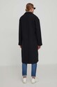 Odzież Tommy Jeans płaszcz z domieszką wełny DW0DW17232 czarny