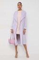 Twinset płaszcz 241TP2540 fioletowy SS24