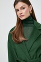 Patrizia Pepe płaszcz wełniany zielony 8O0117.A006