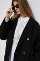 Karl Lagerfeld płaszcz wełniany czarny 240W1500