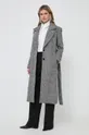Шерстяное пальто Karl Lagerfeld чёрный