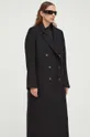 čierna Vlnený kabát Lovechild