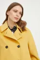 κίτρινο Μάλλινο παλτό Weekend Max Mara